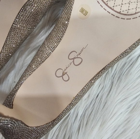 jessica simpson JP Avrindy sparkly  pump platform  heels  new - Picture 10 of 10